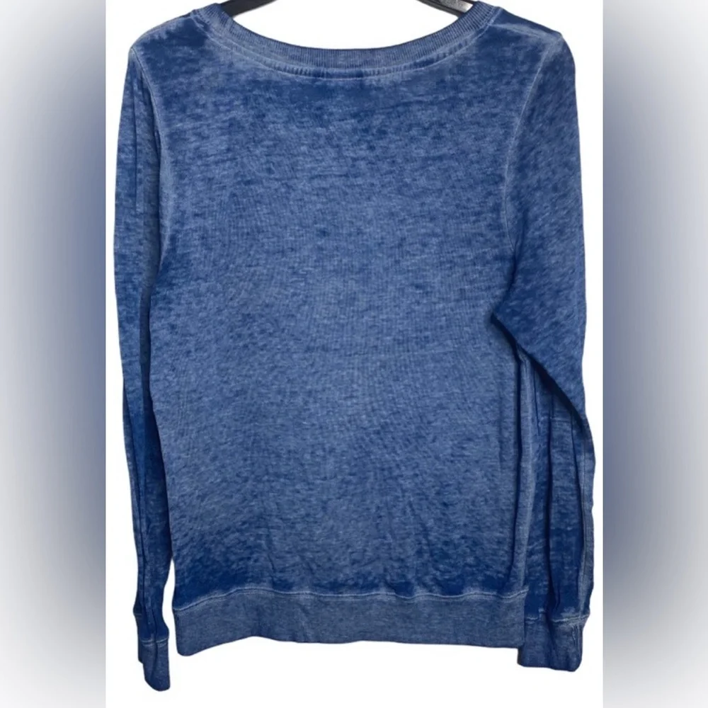 Pac Man Blue Burnout Sweatshirt | S Good condition - Picture 2 of 4
